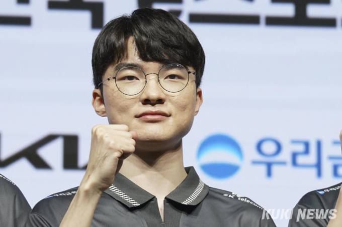 LoL 대표팀의 주장을 맡은 미드라이너 ‘페이커’ 이상혁. 사진=임형택 기자