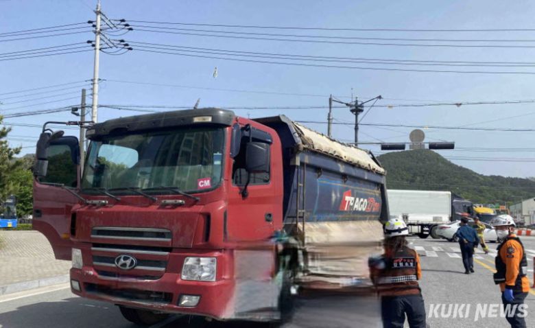 원주시 문막읍 횡단보도 교통사고(강원특별잧도 소방본부 제공)