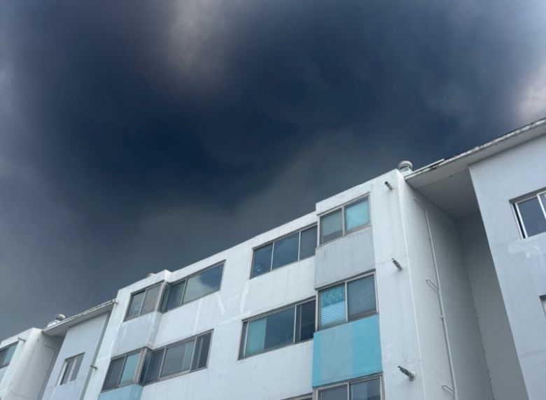 금호타이어 광주공장 인근 주택. 임현범 기자