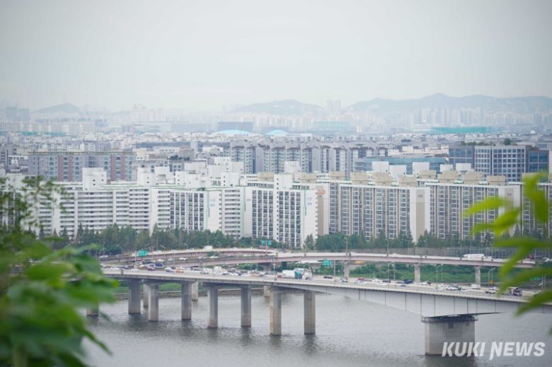서울 마포구 노을공원에서 바라본 서울시내. 쿠키뉴스 자료사진
