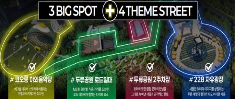 주요 행사장 위치. 대구시 제공