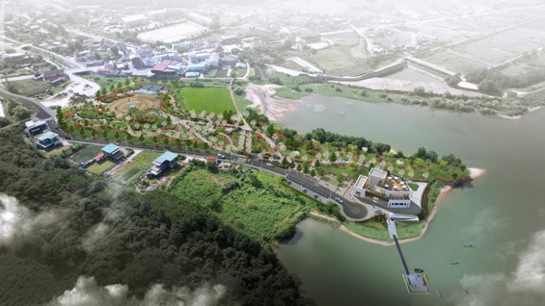 구이 수상레저단지 조감도