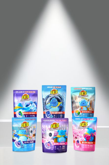 캡슐세제 테크 수퍼캡스. LG생활건강 제공