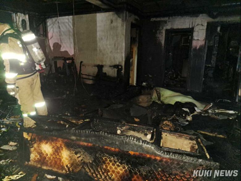 4일 원주시 지정면에서 발생한 주택 화재. (사진=강원특별자치도소방본부)