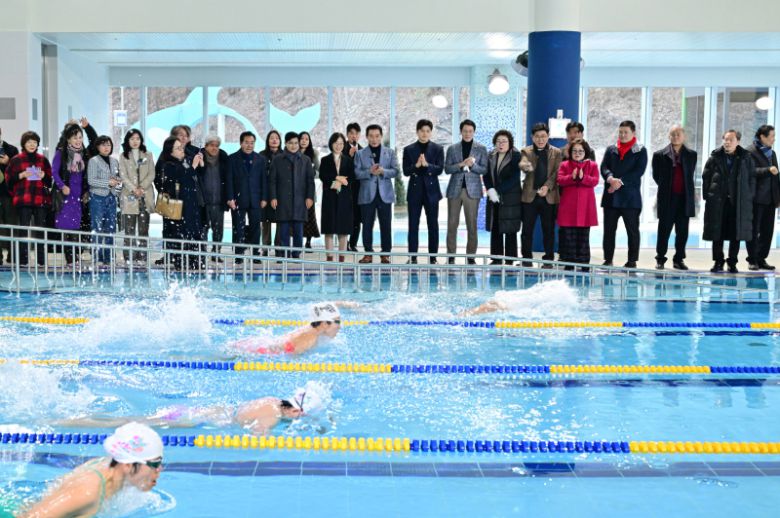 포천시가 시민 생활체육 인프라 확충을 위해 조성한 '아리움 체육센터' 준공식. 포천시 제공