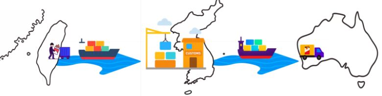 밀수 담배 환적. 관세청