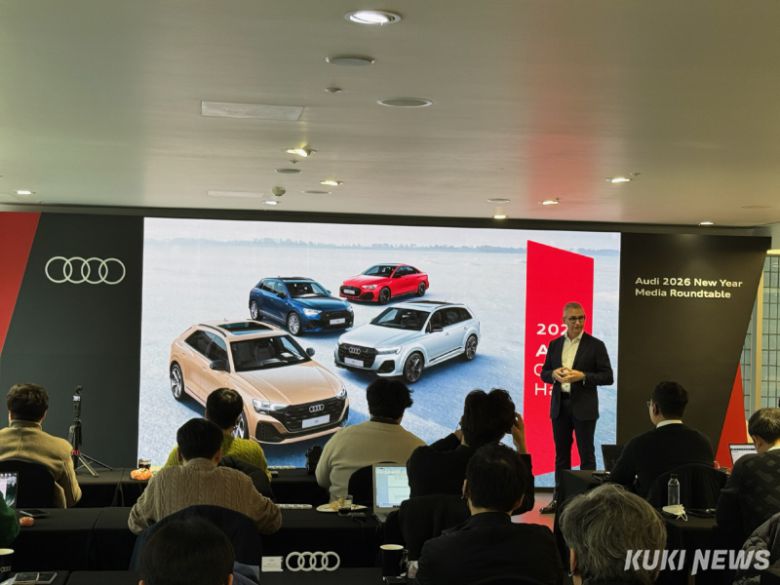 스티브 사장은 이날 아우디를 대표하는 A6와 Q3 를 비롯해 새로운 세그먼트의 신차들을 선보일 예정이라 발표했다. 김수지 기자