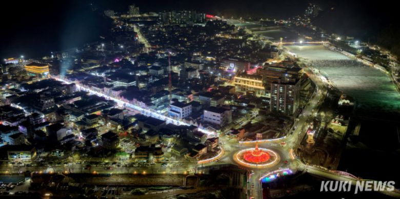 지난 17일 밤, 축제장에서 진행된 밤낚시 프로그램(화천군 제공)