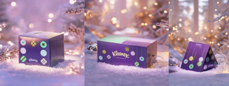 유한킴벌리 크리넥스 윈터 에디션. 유한킴벌리 제공