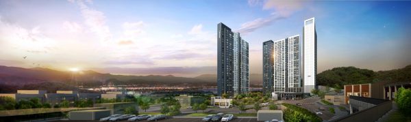 춘천 레이크시티 2차 아이파크 투시도[사진=HDC현대산업개발]