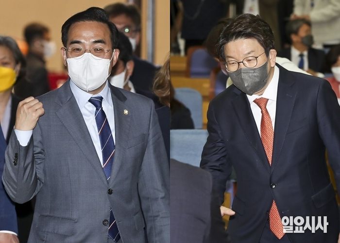 박홍근(사진 왼쪽·더불어민주당)·권성동(국민의힘) 원내대표 ⓒ고성준 기자