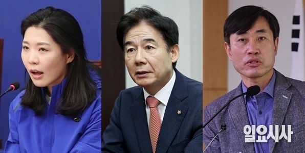 (사진 왼쪽부터)신현영(더불어민주당)·이용호·하태경(국민의힘) 의원 ⓒ고성준 기자