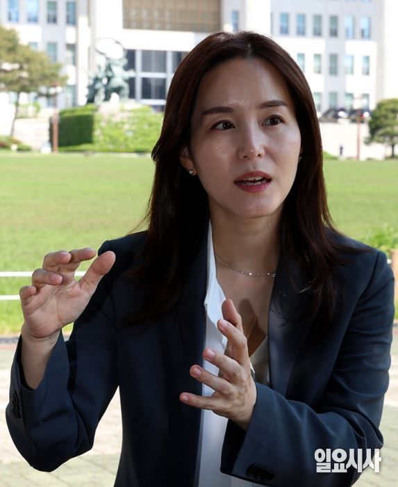 이주영 개혁신당 당선인이 <일요시사>와 인터뷰를 갖고 있다. ⓒ문경덕 기자