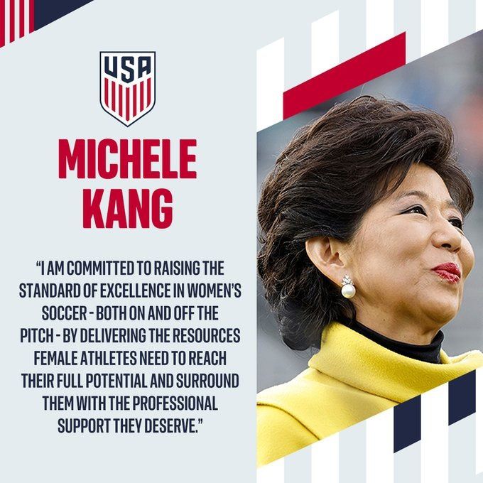 여성 사업가 미셸 강 ⓒ미국축구협회 트위터