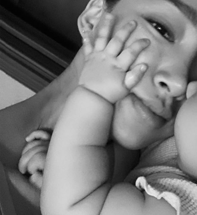 출산 소식 알린 모델 문가비 ⓒSNS