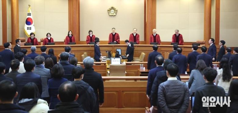 8인의 헌법재판관들ⓒ사진공동취재단