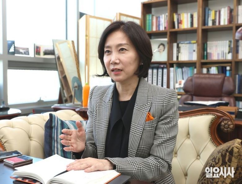 <일요시사>와 인터뷰 갖는 허은아 전 개혁신당 대표 ⓒ문경덕 기자