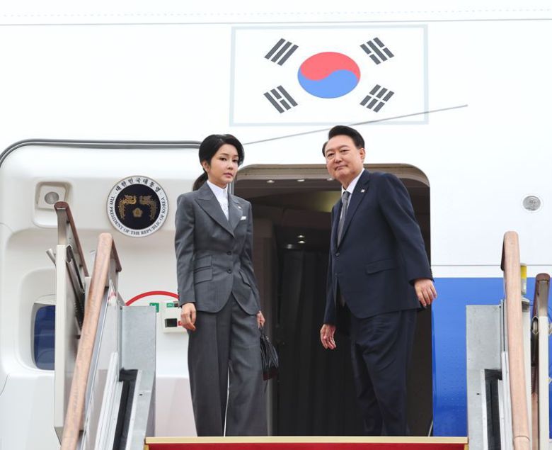 윤석열 전 대통령 부부 ⓒ뉴시스