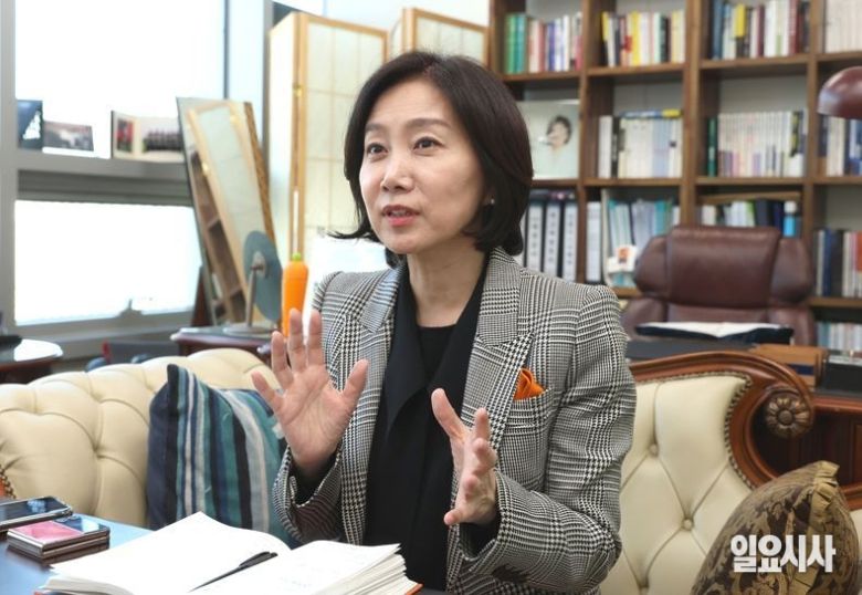 지난 19일, 이재명 더불어민주당 대선후보 지지를 선언한 허은아 전 개혁신당 대표 ⓒ문경덕 기자