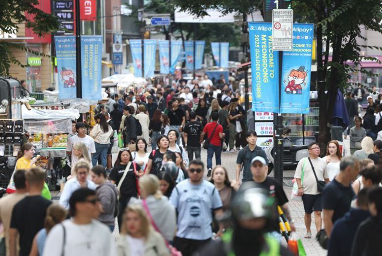 명동 관광객 ⓒ뉴시스