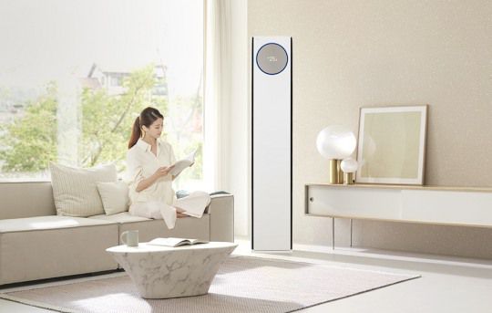 2023년형 ‘LG 휘센 오브제컬렉션 타워에어컨’. 사진 제공=LG전자