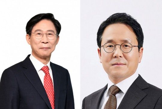 홍원학 삼성생명 대표(왼쪽), 이문화 삼성화재 대표. 사진제공= 각 사