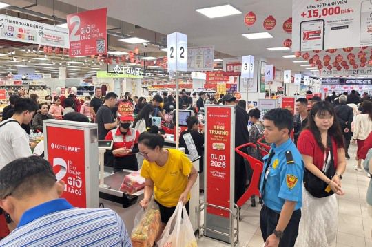 롯데마트 다낭점 매장 전경./사진제공=롯데마트