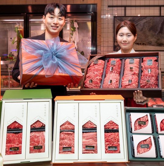 현대백화점이 선보이는 한우 선물세트. /사진제공=현대백화점
