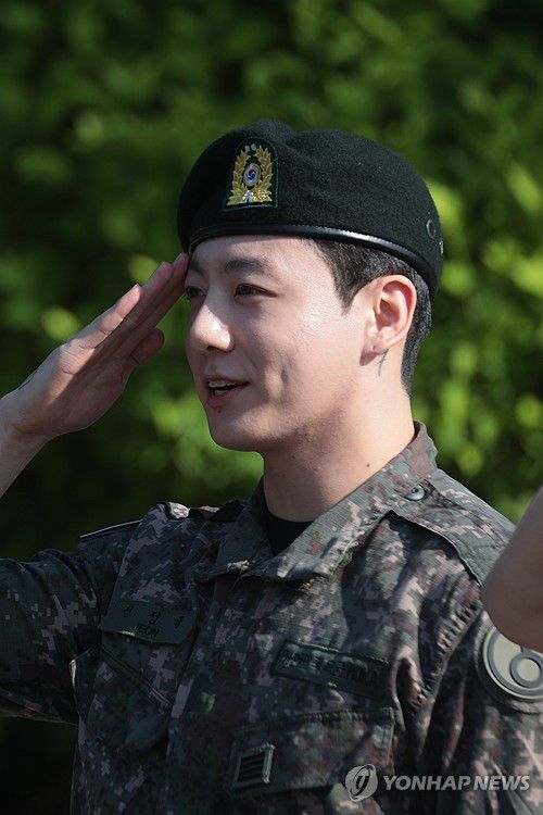 지난 11일 만기 전역한 그룹 방탄소년단의 정국 [연합뉴스 자료]