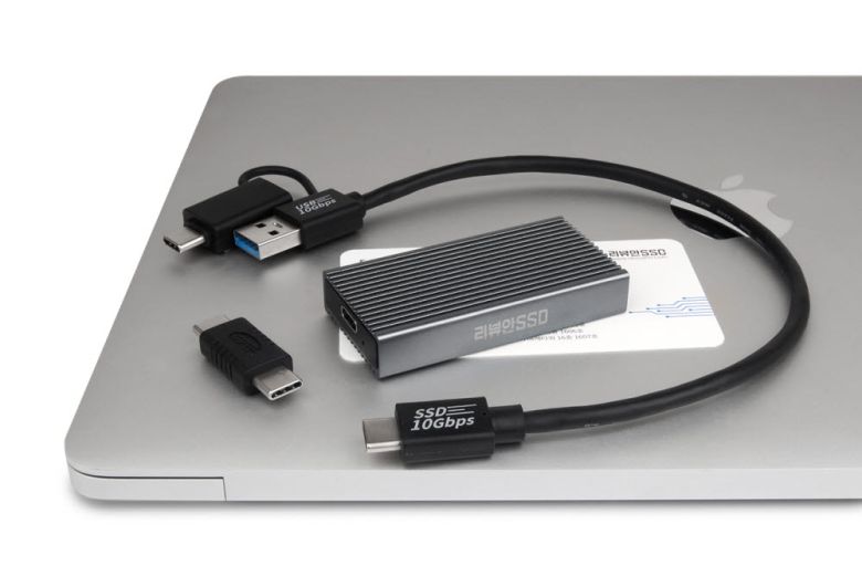 리뷰안 외장SSD UX550과 C타입 통합 고속케이블, 10Gbps 고속젠더