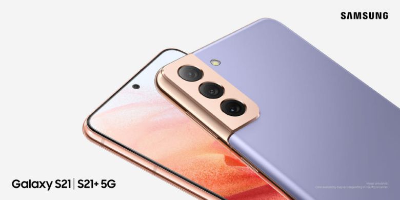 홀 디스플레이를 탑재한 삼성 갤럭시 S21.<사진=삼성전자>