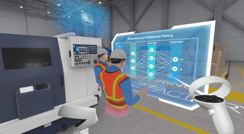 디지포레가 한국과학기술원(KAIST)과 손잡고 제조AI메타버스팩토리를 개발한다. 제조 특화 인공지능(AI)과 메타버스를 결합한 가상 스마트공장이다.