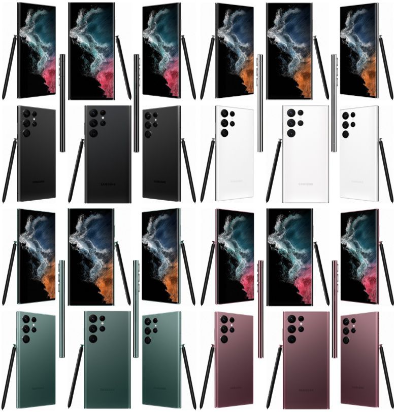 갤럭시S22 울트라 렌더링. 사진=트위터(@evleaks)