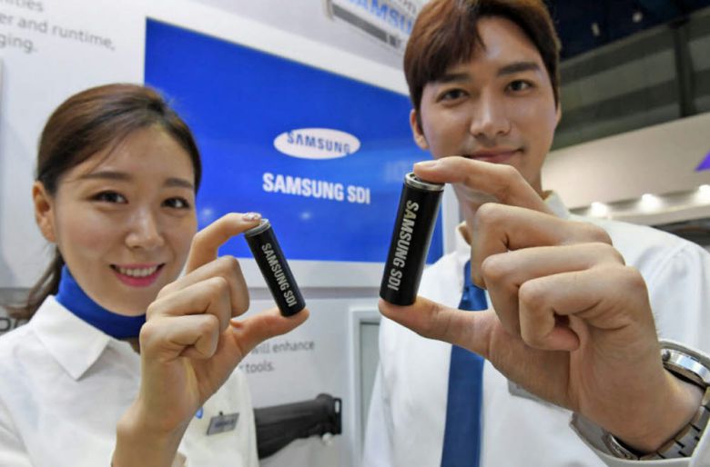 삼성SDI 원통형 배터리.(전자신문 DB)