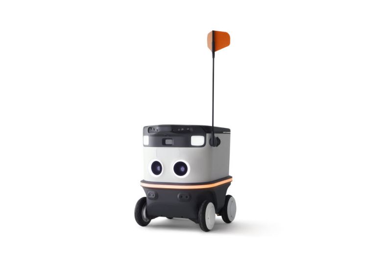 뉴빌리티 실외 배송로봇 뉴비(사진=뉴빌리티)