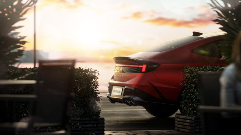 현대차 쏘나타 디 엣지 N 라인.