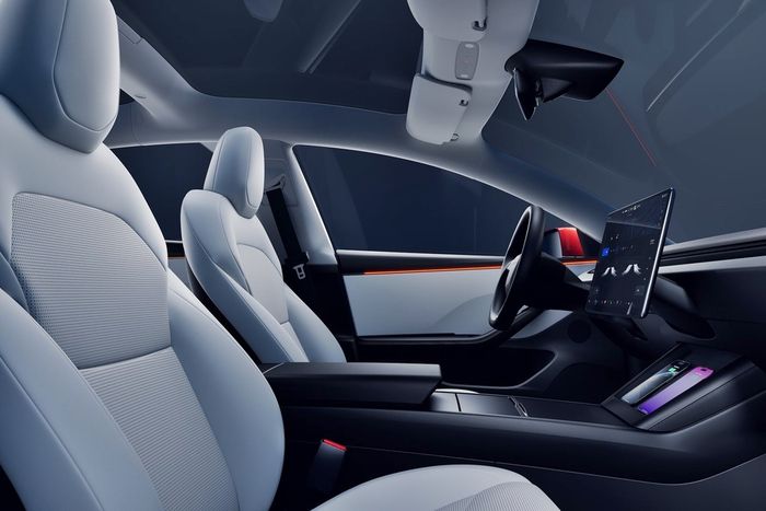 테슬라 모델3 앞좌석