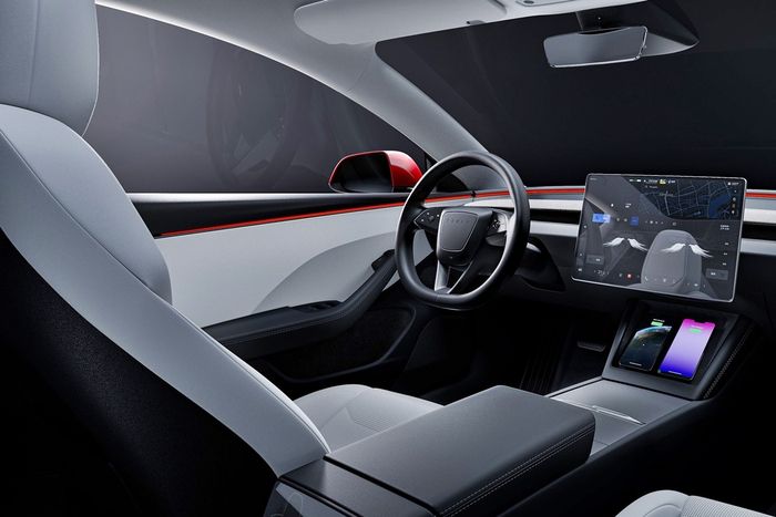 테슬라 모델3 내부 모습