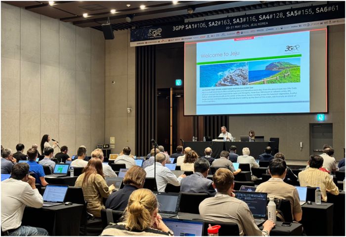 제주신화월드서 열린 3GPP SA 작업반 국제회의 전경