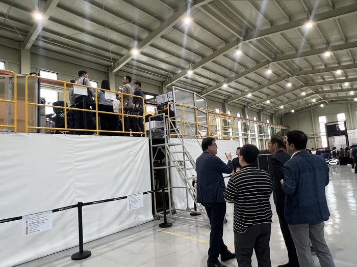 23일 'VILS(Vehicle-in-the-Loop-Simulation) 오픈랩 라이브데모' 행사가 열렸다.