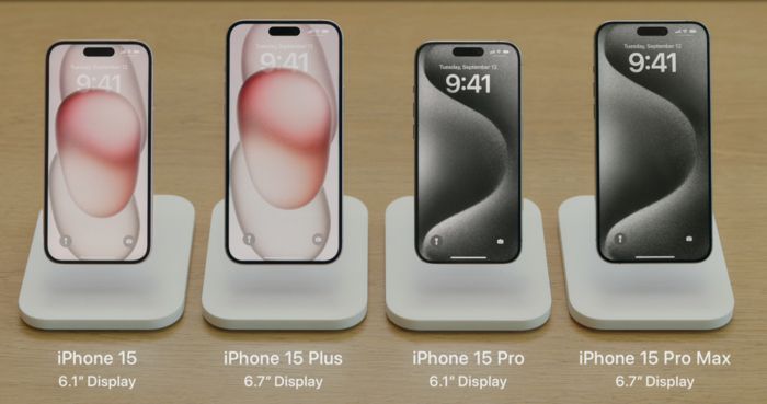 아이폰15 시리즈. 〈사진 애플 홈페이지 영상 캡쳐〉