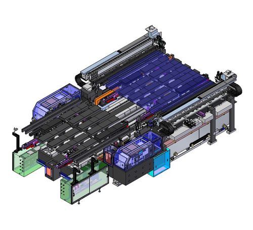 로체시스템즈 8세대 원장 커팅 장비. 〈자료 로체시스템즈 홈페이지〉