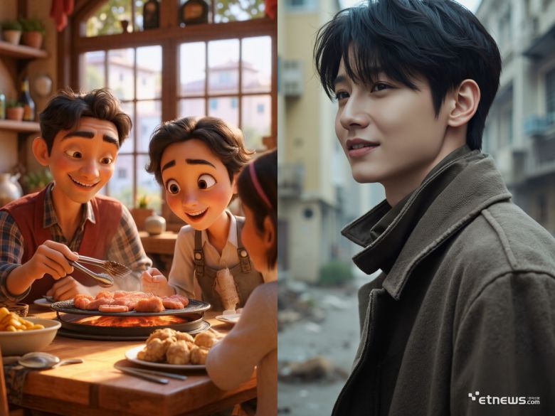 순이엔티가 제작한 생성형AI 콘텐츠 일부. (사진=순이엔티 제공)