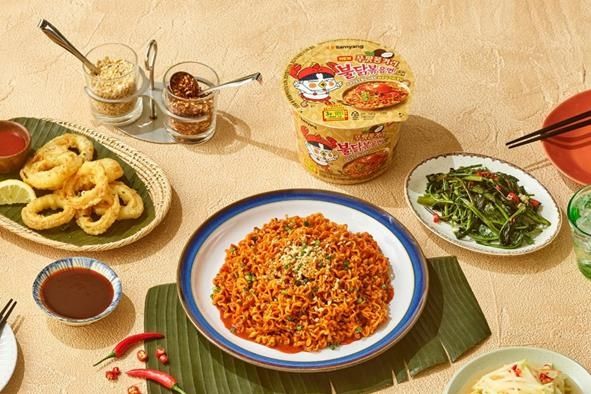 삼양식품 큰컵 푸팟퐁커리 불닭볶음면