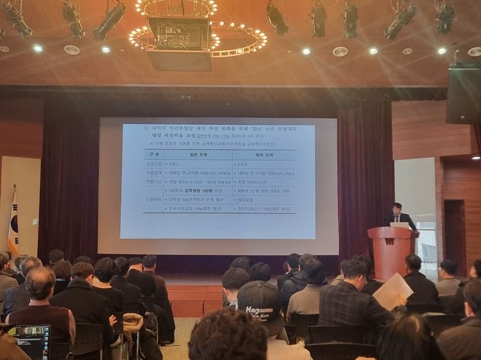 지난 2월에 열린 2025년 SW중심대학 사업설명회. (사진=이지희 기자)