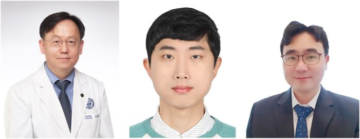 (왼쪽부터)강훈철 연세대 세브란스 어린이병원 강훈철 교수, 김지훈 연세대 연구원, 나도균 중앙대 교수