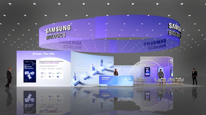 '2025 바이오 인터내셔널 컨벤션(바이오 USA)' 내 삼성바이오로직스 부스 전경(사진=삼성바이오로직스)
