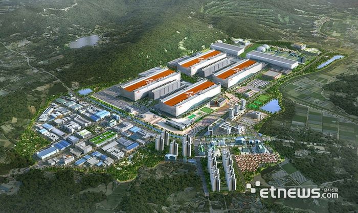 용인시 반도체클러스터 조감도.