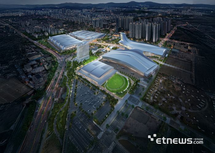 고양시, 킨텍스 제3전시장 전체 조감도.