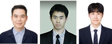 (왼쪽부터) 유호천 교수, 이은광 교수, 이원우 석박통합과정생